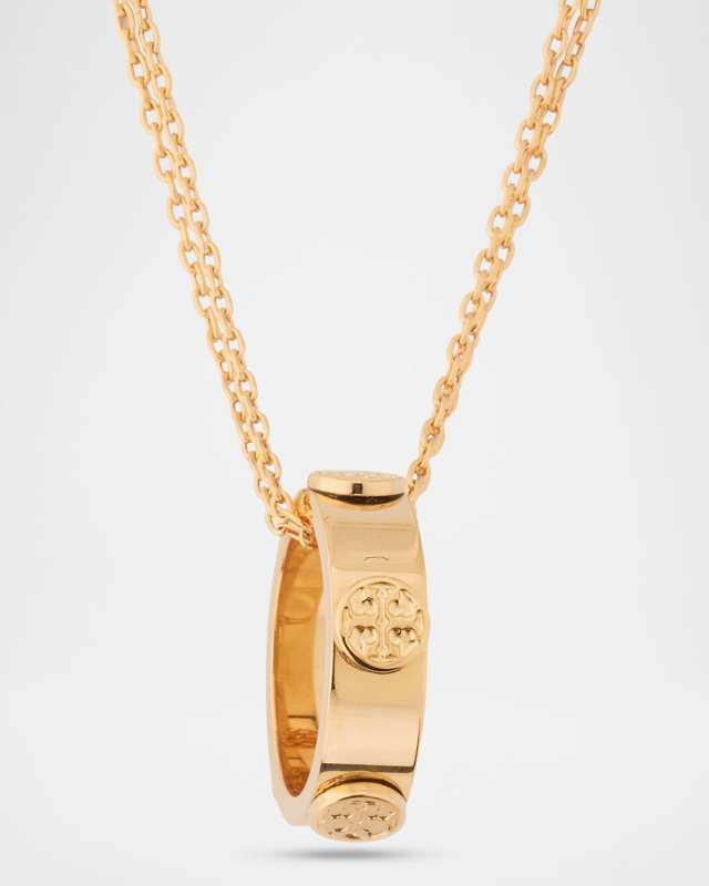 Miller Stud Circle Pendant Necklace